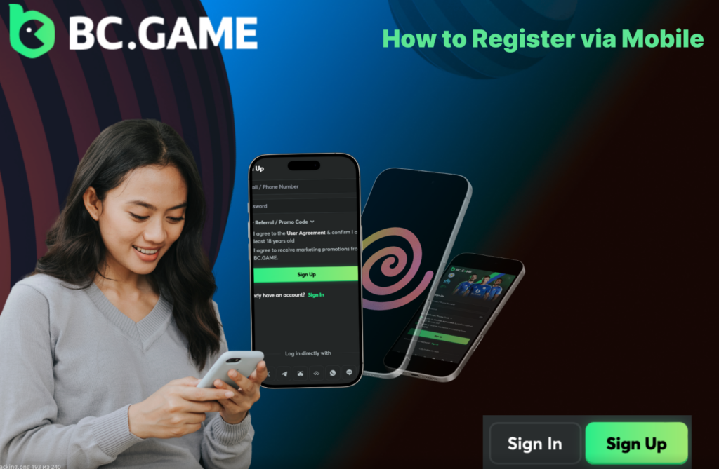 How to Register via Mobile